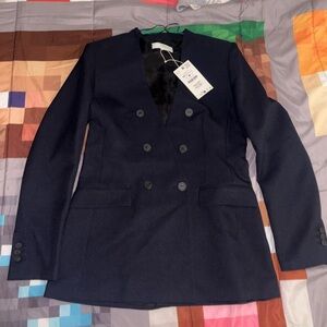 zara lapelles blazer